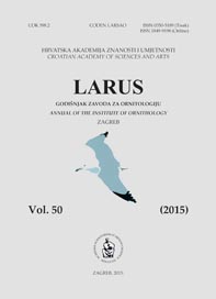 Larus : godišnjak Zavoda za ornitologiju Hrvatske akademije znanosti i umjetnosti