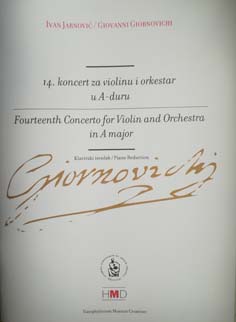 14. koncert za violinu i orkestar u A-duru : klavirski izvadak = Fourteenth concerto for violin and orchestra in A major : piano reduction