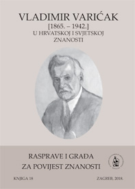 Vladimir Varićak (1865.-1942.) : u hrvatskoj i svjetskoj znanosti